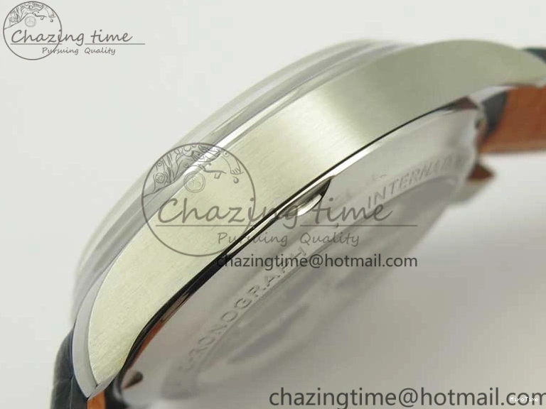 MIROTIME 0320 Portuguese Chrono SS ZF 1:1 Best Edition Gray Dial SS On Black Leather Strap A ZipUp 7215